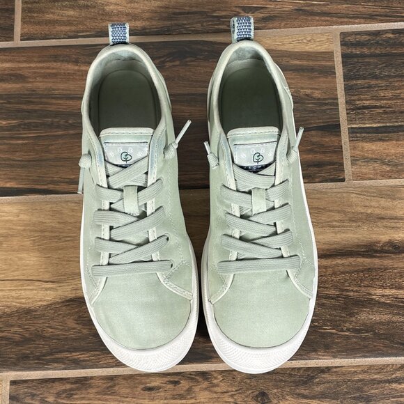 Skechers BOBS Beyond Sprouting Love Shoes Womens Size 9 Sage Slip On Sneaker - Picture 14 of 15